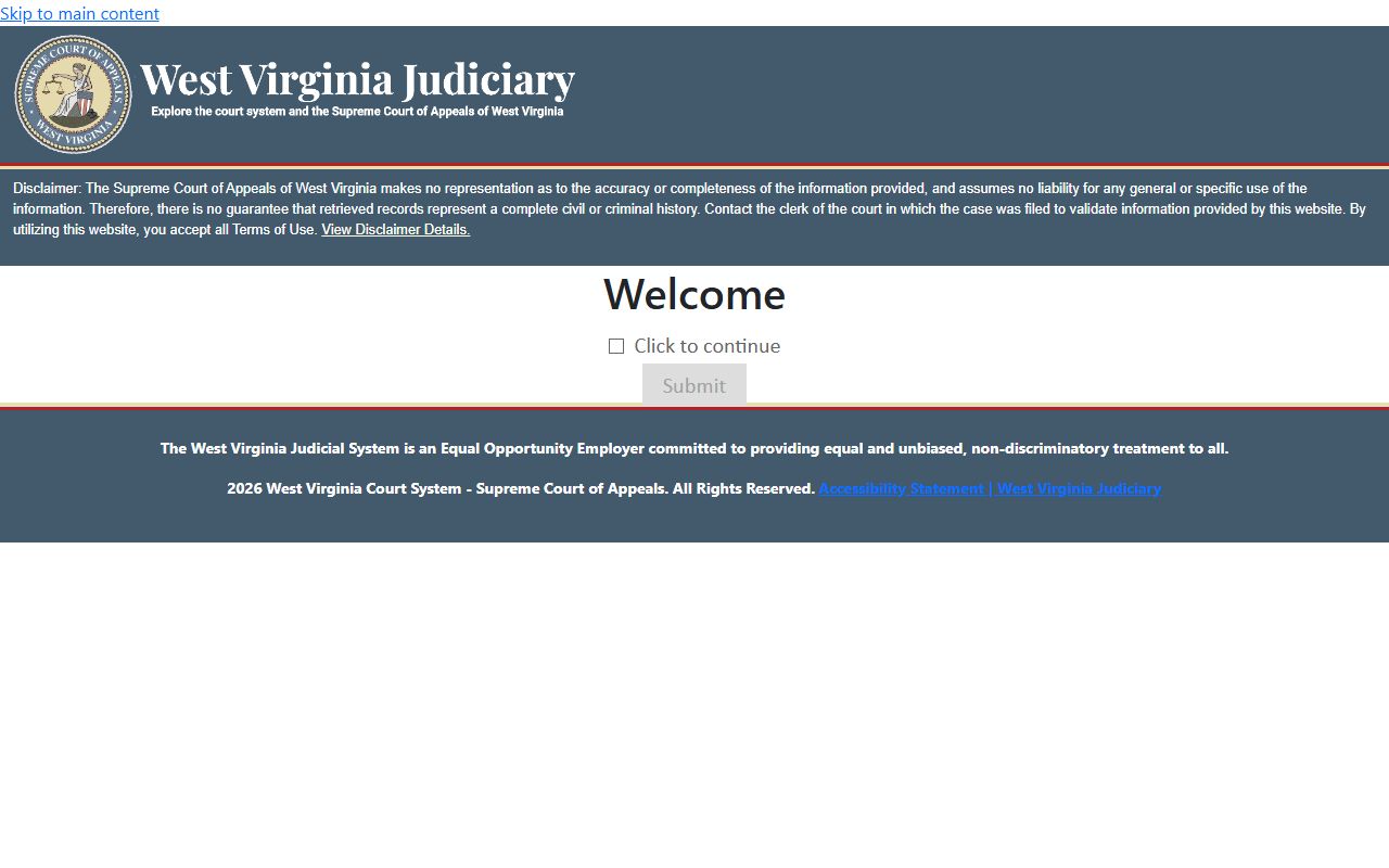West Virginia Magistrate Case Record Search for Tyler County court records after arrest